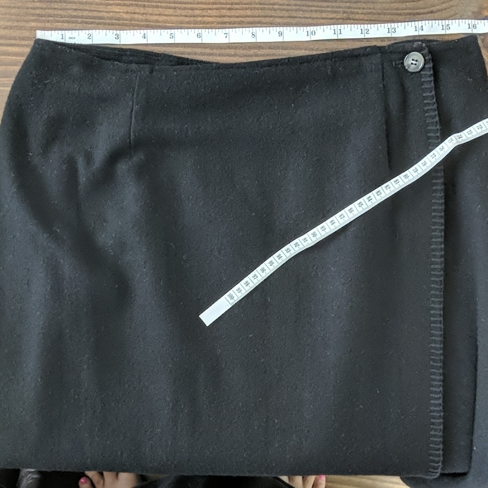 *Sold*Talbots Wool Blend Wrap Skirt - Picture 4 of 6